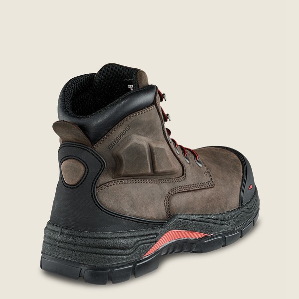 Red Wing Safety Bot Erkek - King Toe® Adc - 6-Inch Insulated Waterproof Csa Toe - Koyu Gri - 73LXWEG